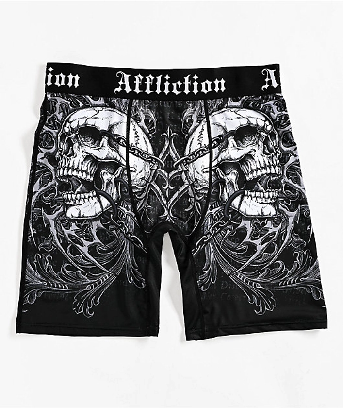 Affliction Collapse Black Boxer Briefs