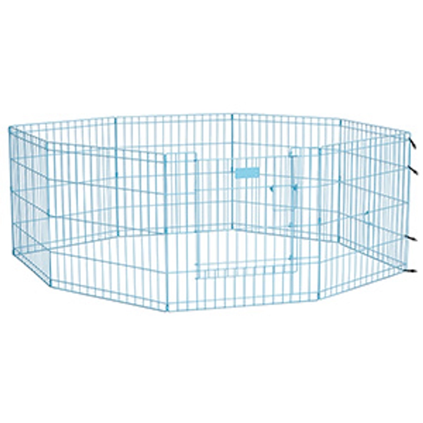 Midwest Homes for Pets Exercise Pen for Pets Blue 60cm Small | Pets At Home