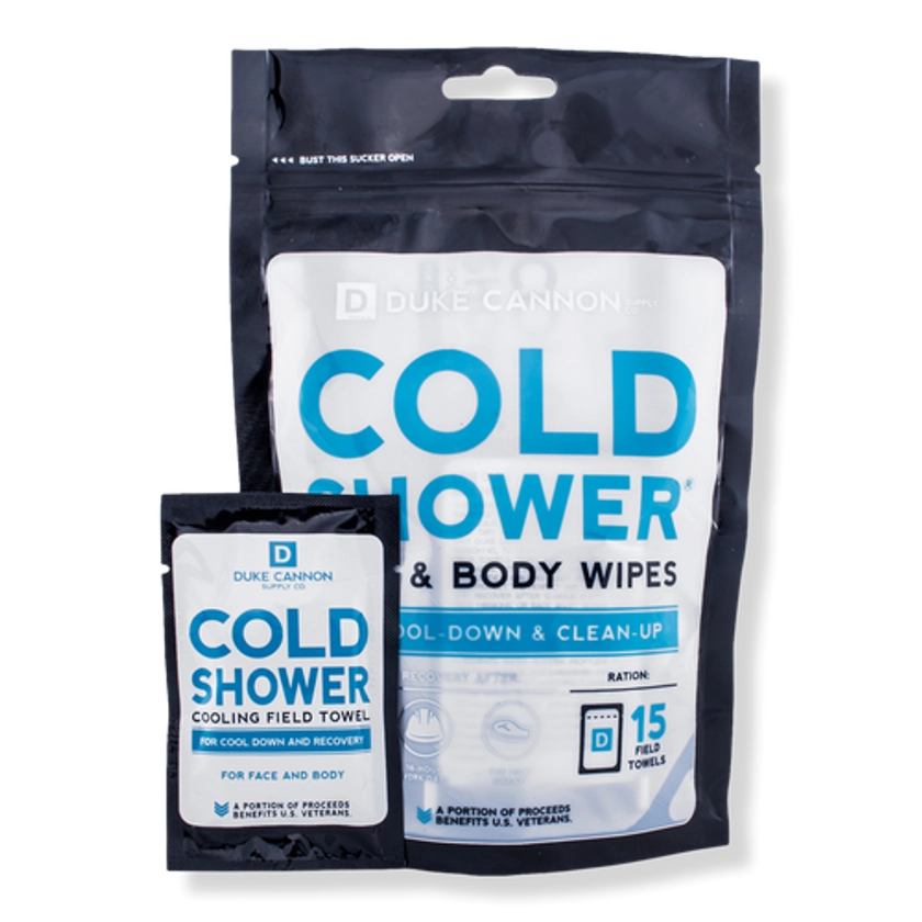 Cold Shower Field Towels Face & Body Wipes