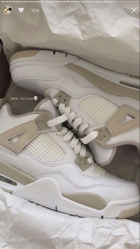 Jordan 4 Retro Sand (2017) (PS) | Chaussures de sport mode, Relooking de chaussures, Chaussure mode