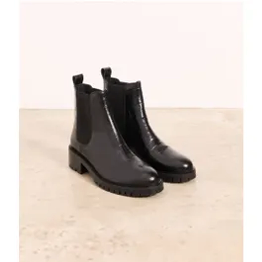 Chelsea boots croco Adolie