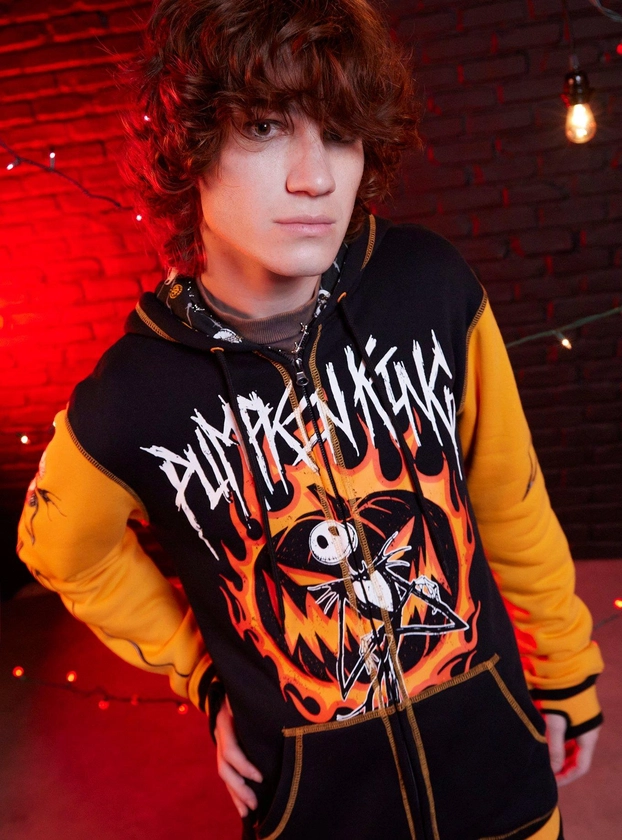 Our Universe The Nightmare Before Christmas Pumpkin King Color-Block Hoodie