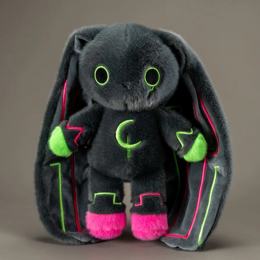 Plushie Dreadfuls - Depersonalization-Derealization Disorder (DPDR) Rabbit - Plush Stuffed Animal