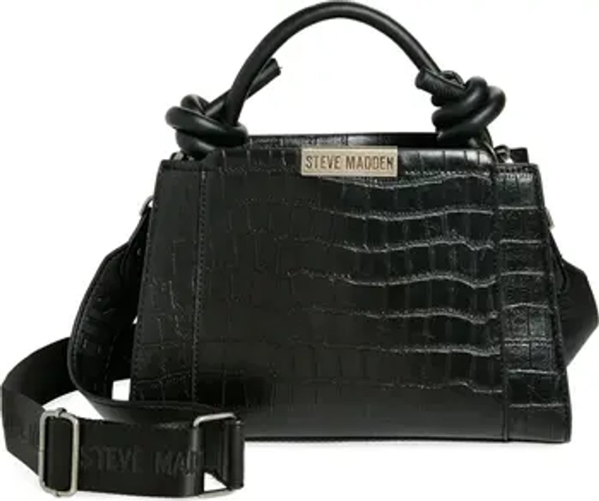 Steve Madden Bknotts Croc Embossed Satchel Bag | Nordstromrack