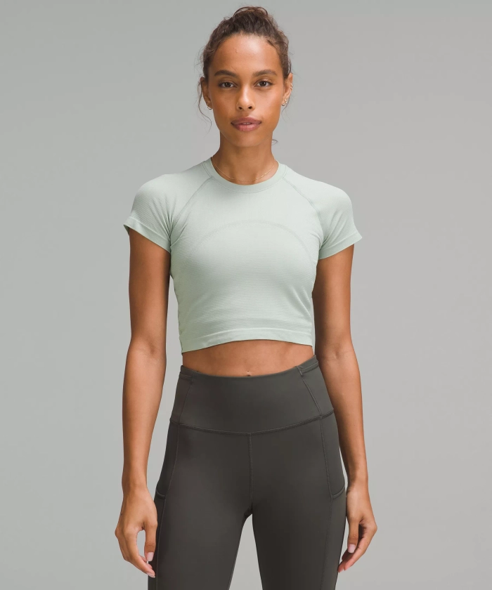 Swiftly Tech Cropped Short-Sleeve Shirt 2.0 | Women's Short Sleeve Shirts & Tee's | lululemon