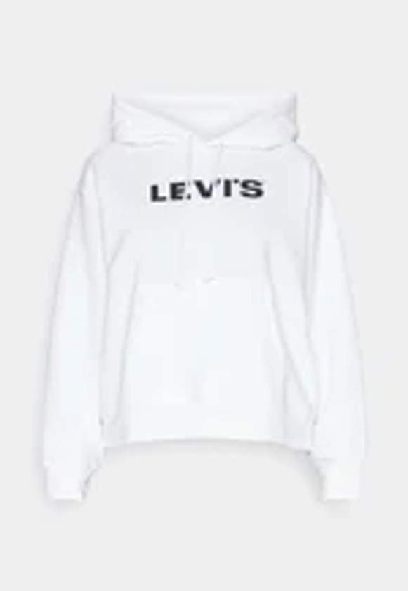Levi's® GRAPHIC ASH HOODIE - Sweat à capuche - hoodie ys babytab txt bright white/blanc - ZALANDO.FR