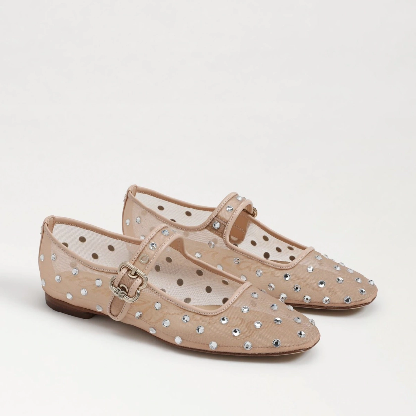 Sam Edelman Michaela Shine Mary Jane Flat | Womens Flats and Loafers