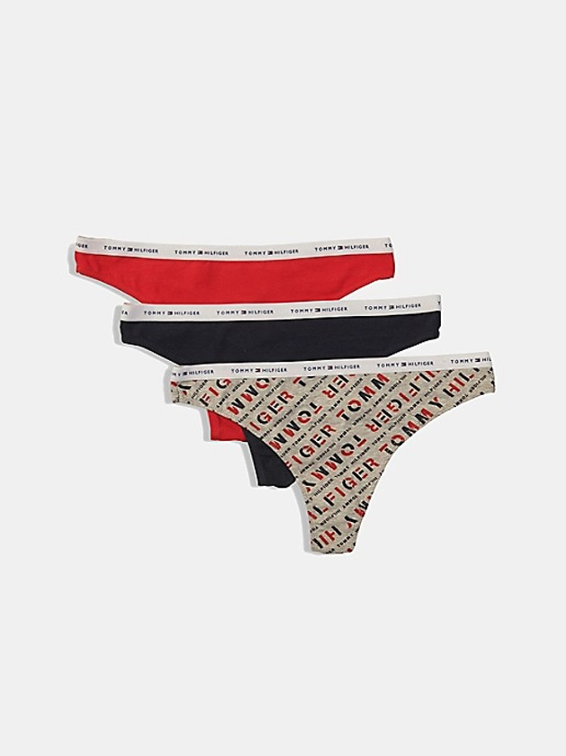 Logo Mix Thong 3PK | Tommy Hilfiger