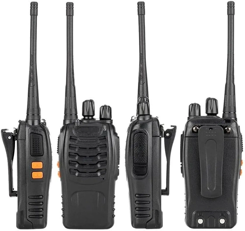 Walkie Talkie Long Range Two-Way Portable CB Radio Portable Two-Way Radio with 16 Channel Walkie Talkie (Black, 2 Pieces) : Amazon.in: Computers & Accessories