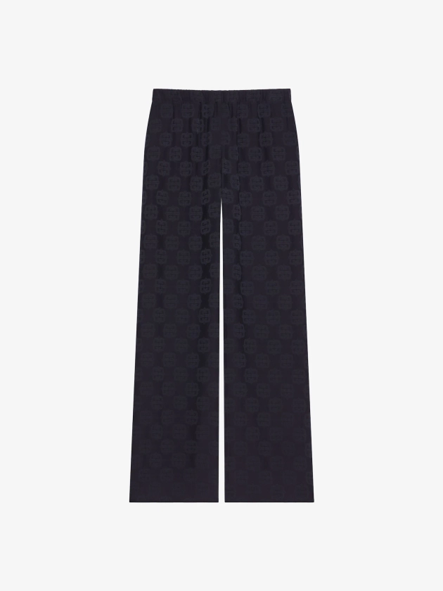 Pantalon en jacquard 4G Liquid - marine | GIVENCHY FR