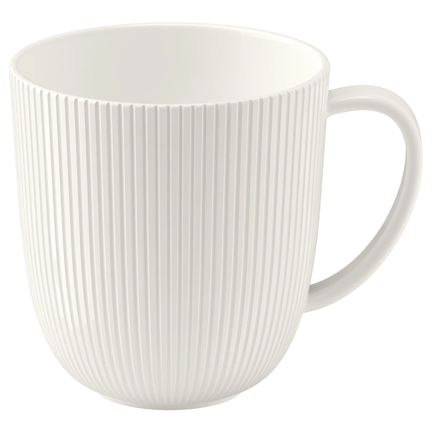 OFANTLIGT white, Mug - IKEA