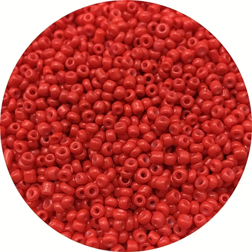 Red Charm Czech Glass Seed Beads DIY Bracelet Necklace Spacer Beads Loose Beads For Jewelry Making DIY Earring Necklace 2mm 3mm 4mm