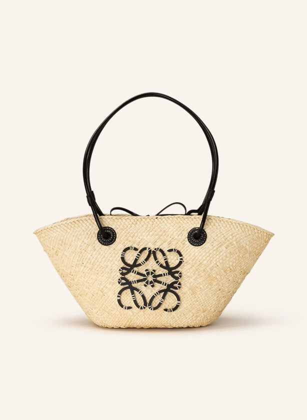 LOEWE Shopper ANAGRAM SMALL in creme