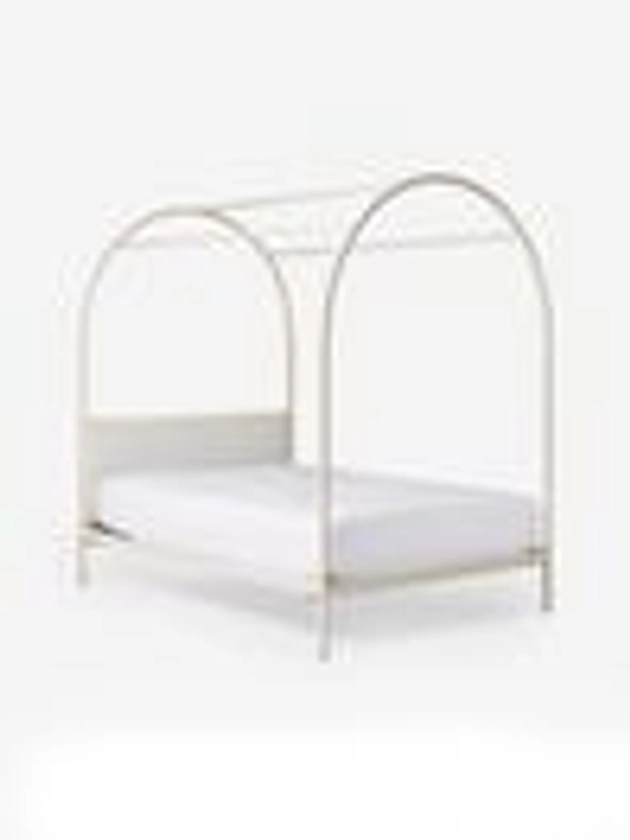 Romy Four Poster Bed in Putty
