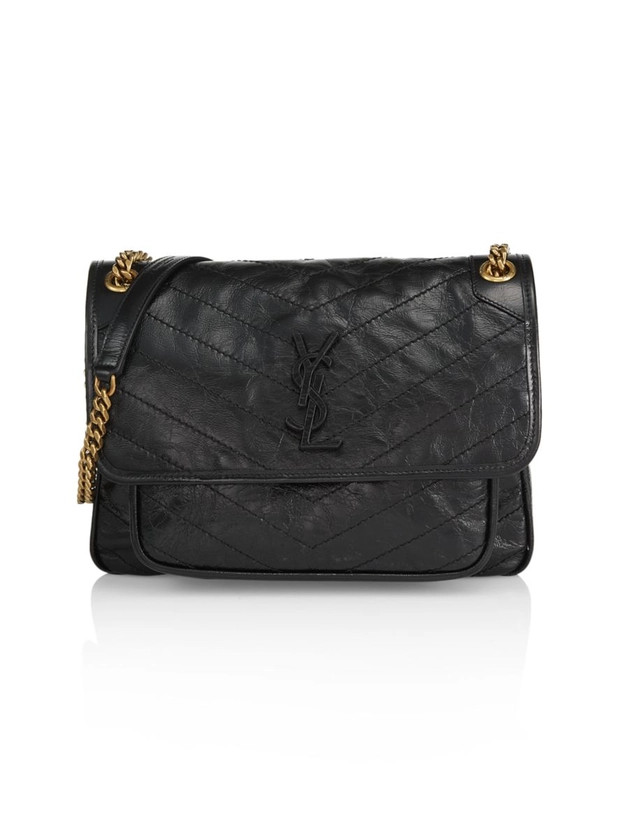 Saint Laurent Medium Niki Quilted Leather Shoulder Bag