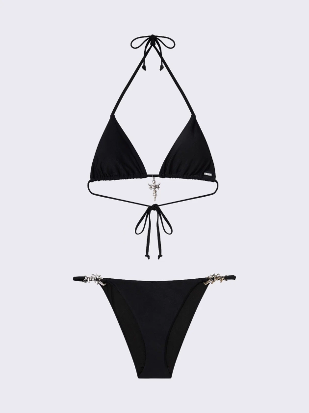Darcy Metal Triangle Bikini Top