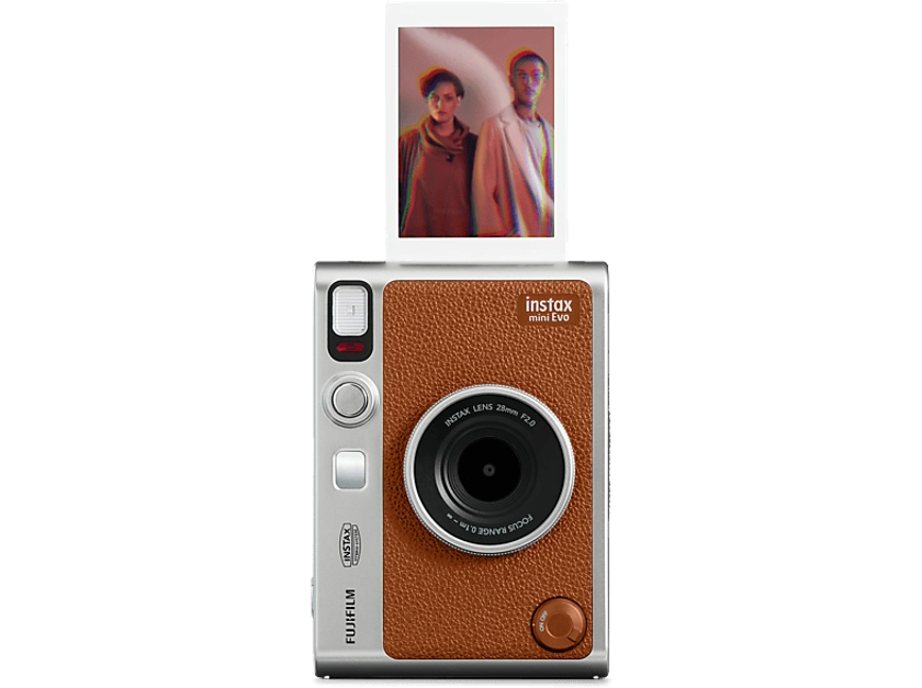 FUJIFILM INSTAX mini Evo Sofortbildkamera, Brown Sofortbildkameras | MediaMarkt