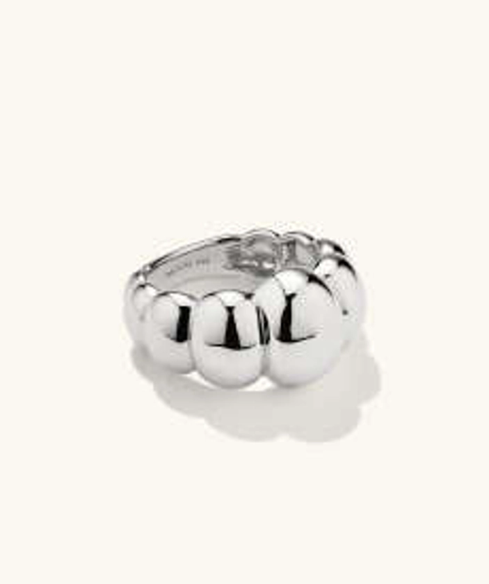 Puffy Charlotte Ring Silver