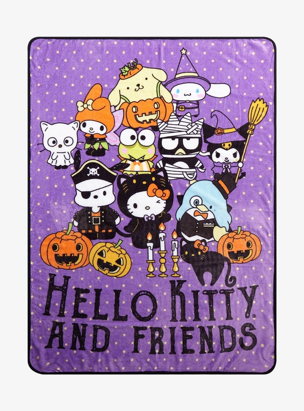 Hello Kitty And Friends Halloween Costumes Throw Blanket