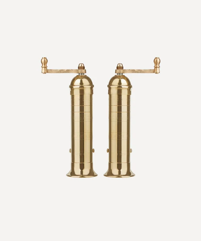 Brass Salt & Pepper Mill Set