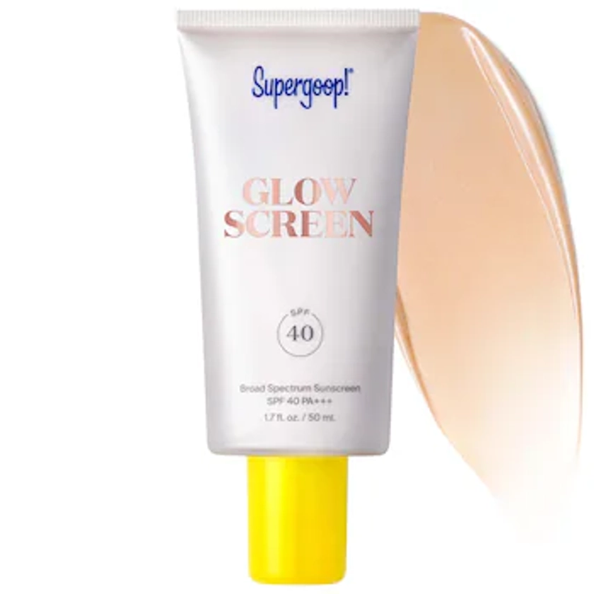 Glowscreen Sunscreen SPF 40 PA+++ with Hyaluronic Acid + Niacinamide - Supergoop! | Sephora