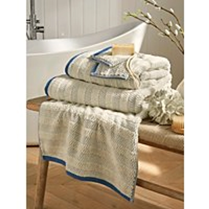 Stacey Solomon Cream Textured Two-Tone Towel Range | Home | George at ASDA