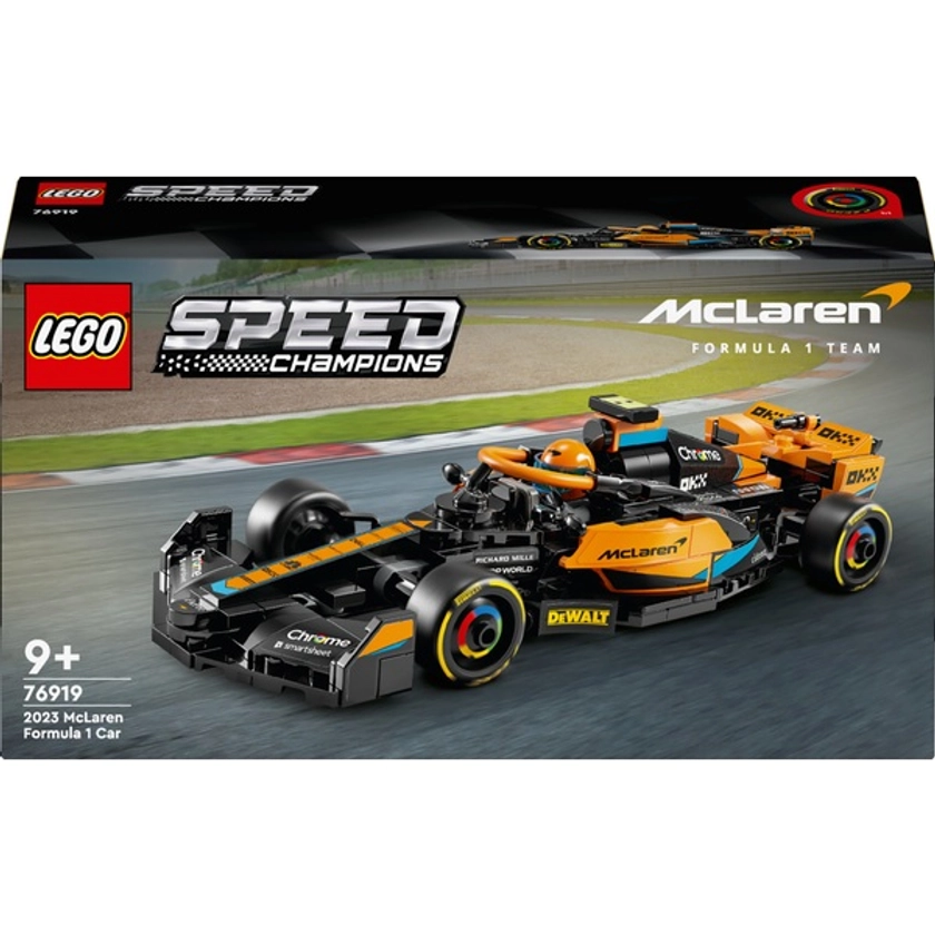 LEGO Speed Champions 76919 2023 McLaren Formula 1 Race Car | Smyths Toys UK