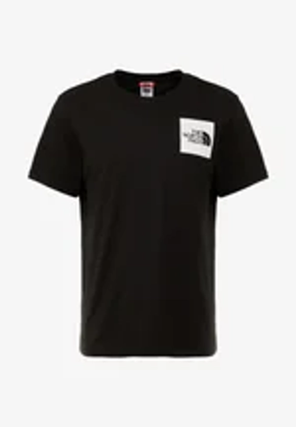 The North Face FINE TEE - T-shirt imprimé - black/noir - ZALANDO.FR