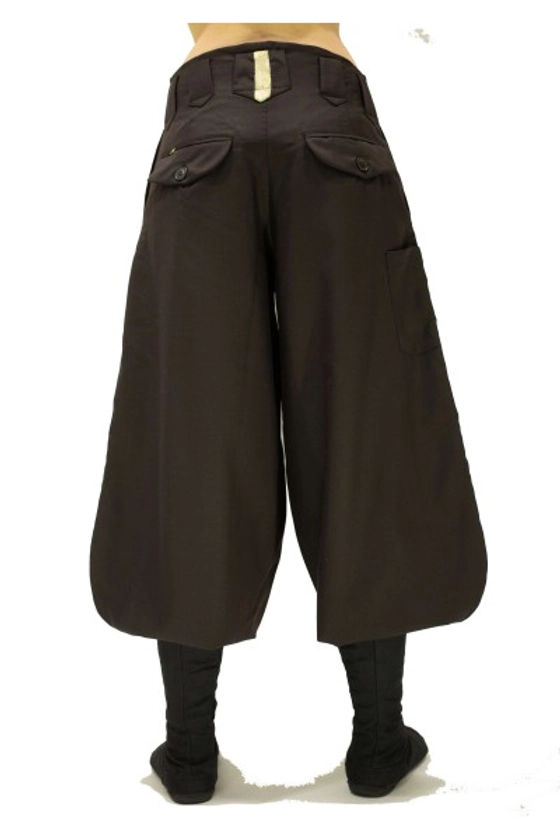 Pantalon Nikka mi-long en laine Tatami