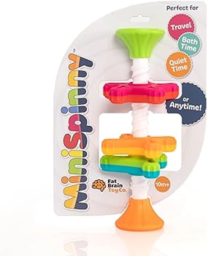 Fat Brain MinniSpinny Spinning Toy, Stacking Toy for Babies, Sensory Toy, Colourful Development Toy, the First Ever Twirling Toy, Educational Toy for Girls and Boys 10 Months and Older : Amazon.nl: Speelgoed & spellen