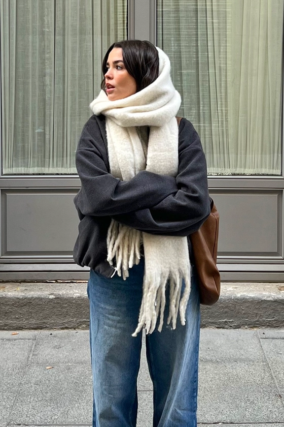 Oversized scarf