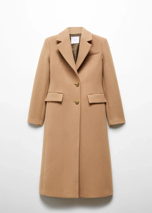 Tailored wool coat - Women | Mango USA