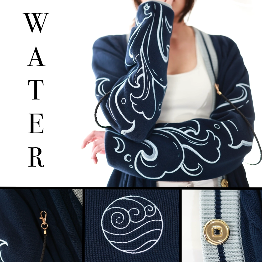 Water Tribe Cardigan Preorder | Subtle ATLA Sweater