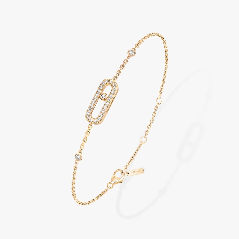 Bracelet Diamant en Or Jaune Move Classique | Messika 04706-YG