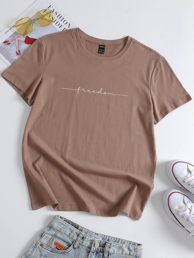 Plus Letter Graphic Tee