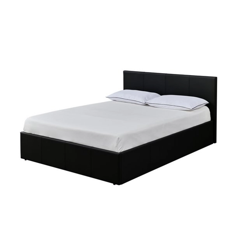 Buy Argos Home Lavendon Double End Open Ottoman Bedframe - Black | Bed frames | Argos