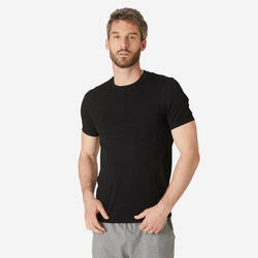 T-shirt slim en coton Homme foncé