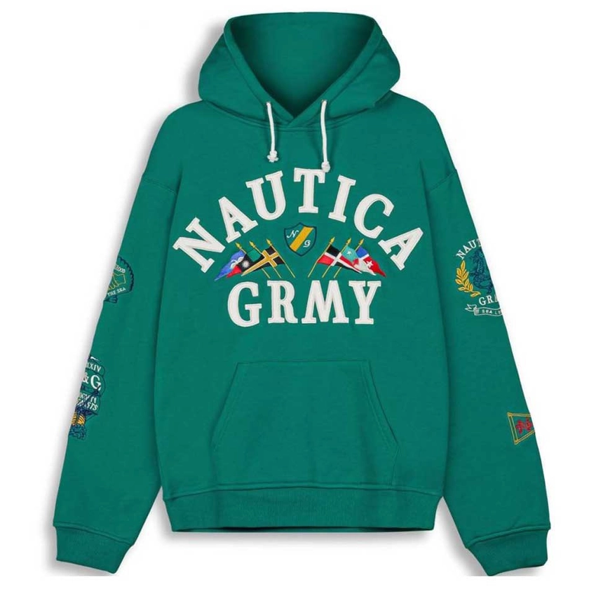 Grimey Mighty Harmonist Nautica Vintage hoodie Green | Dressinn