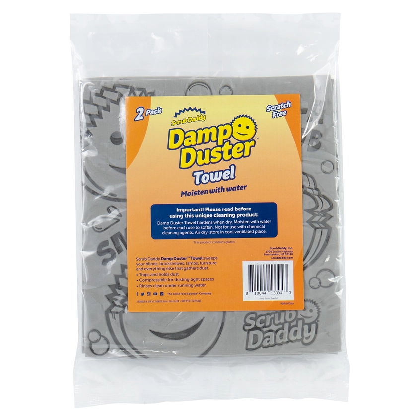 Damp Duster Towel 2 Pack – Scrub Daddy