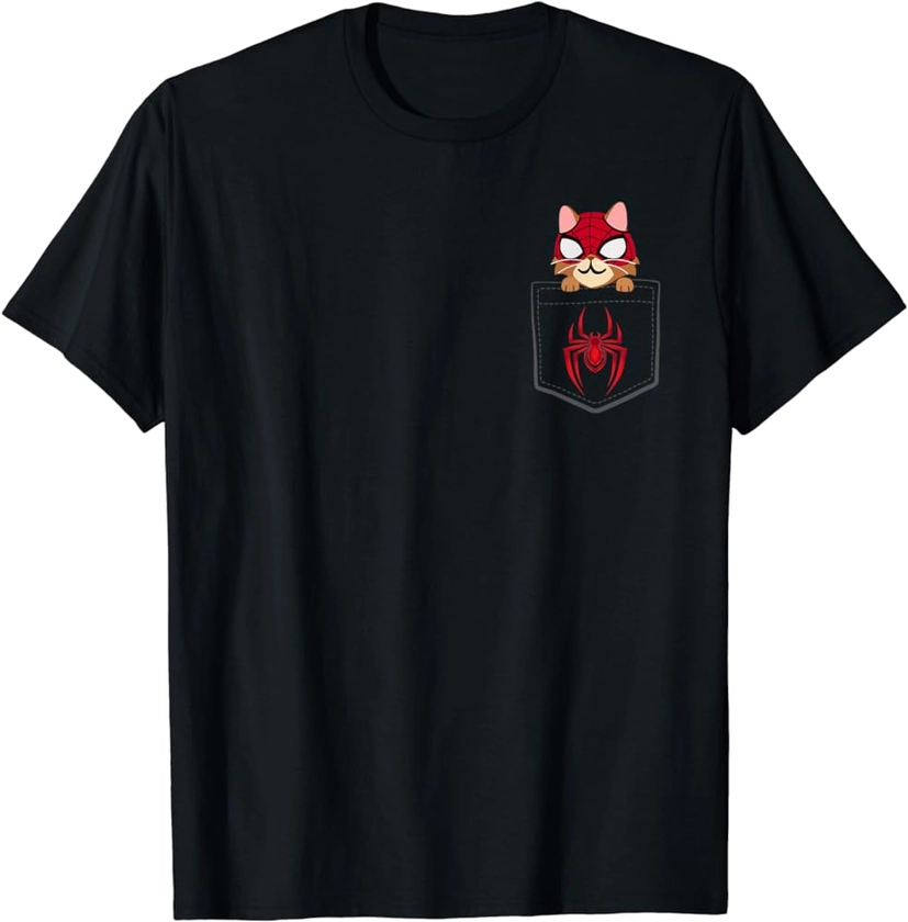 Marvel Spider-Man Miles Morales Game Spider-Cat T-Shirt