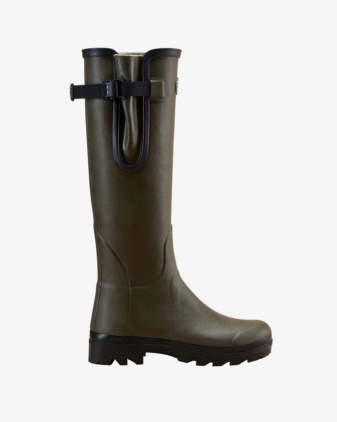 Women's Vierzon Jersey Lined Boot Green | Le Chameau