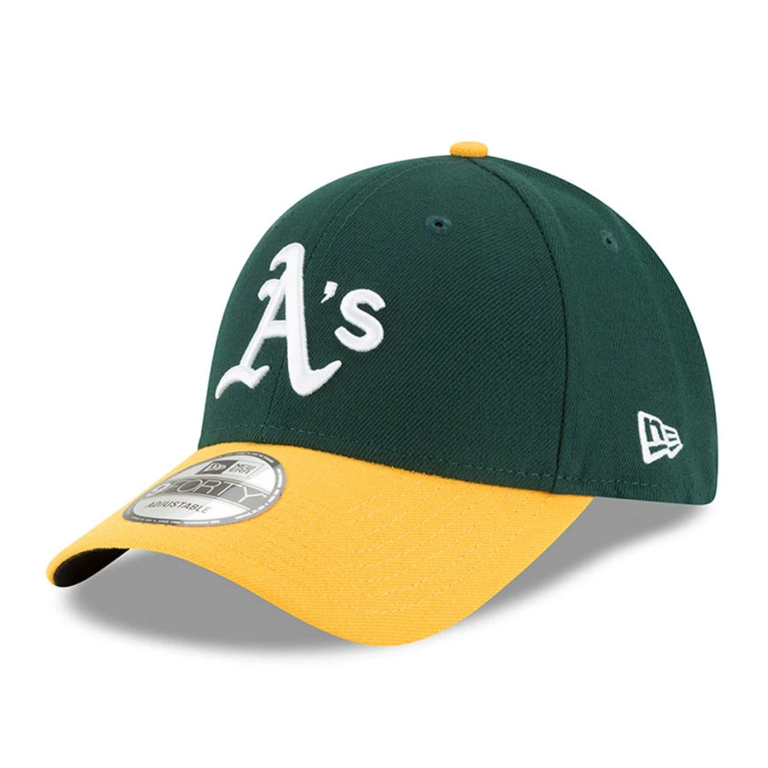 Oakland Athletics New Era Men's League 9FORTY Adjustable Hat - Green