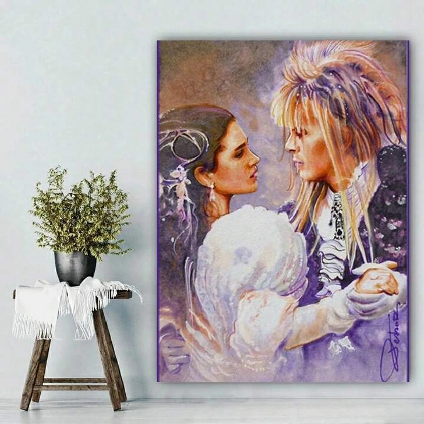 DB Art Diy 5D Diamond Painting Labyrinth Fantasy Movie Poster Cross Stitch Kit Mosaic Picture Embroidery Art Home Wall Decor Craft Gift Handmade Artwork