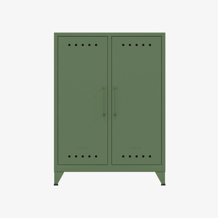 Double Locker Style Sideboard | Metal Sideboard | Bisley Shop