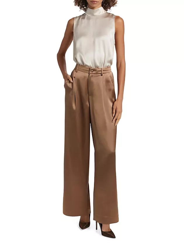 Shop Cami NYC Delancey Silk Sleeveless Bodysuit | Saks Fifth Avenue