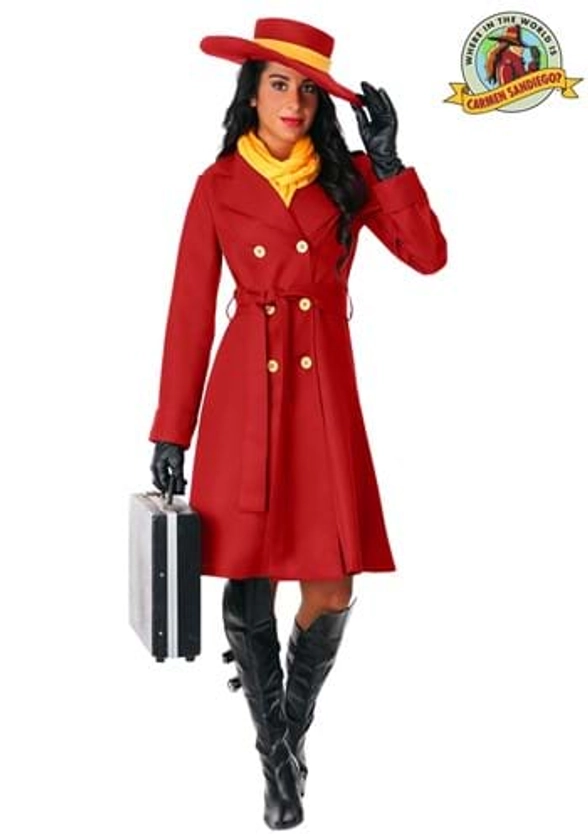 Carmen Sandiego Womens Costume