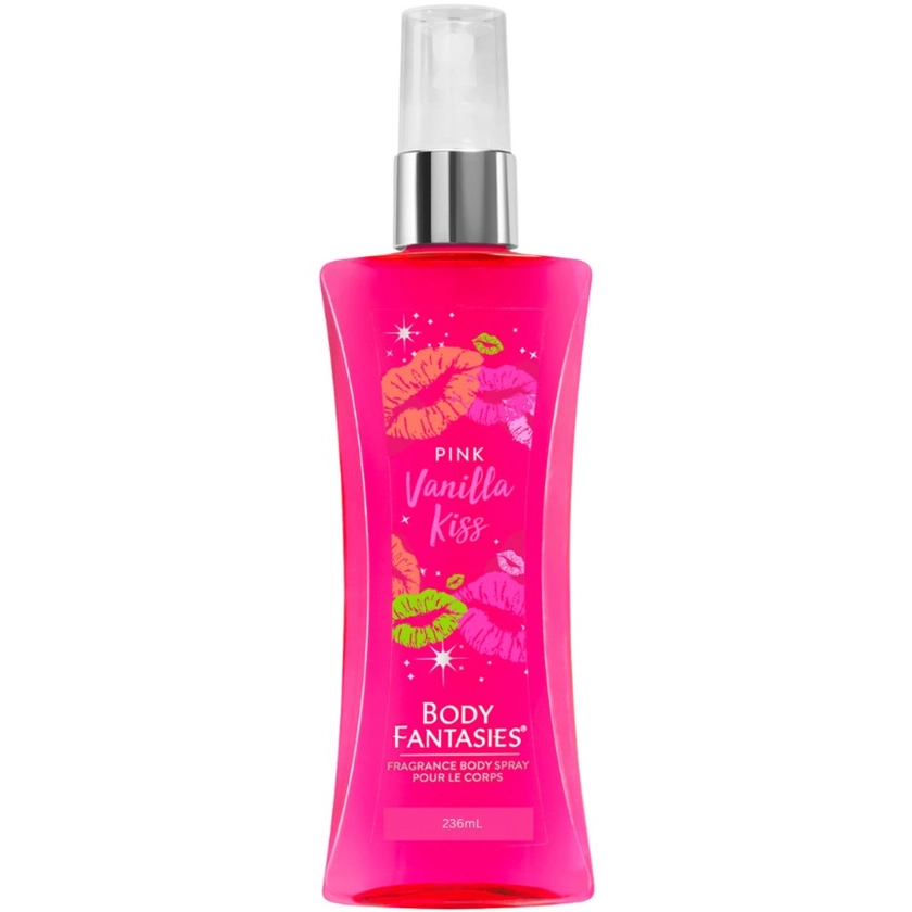 Body Fantasies Fragrance Body Spray 236mL - Pink Vanilla Kiss