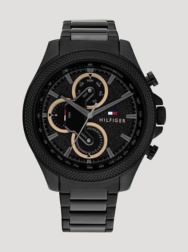 Montre en acier inoxydable noir | Noir | Tommy Hilfiger