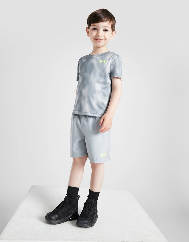 Grey Under Armour Camo T-Shirt/Shorts Set Infant | JD Sports UK 