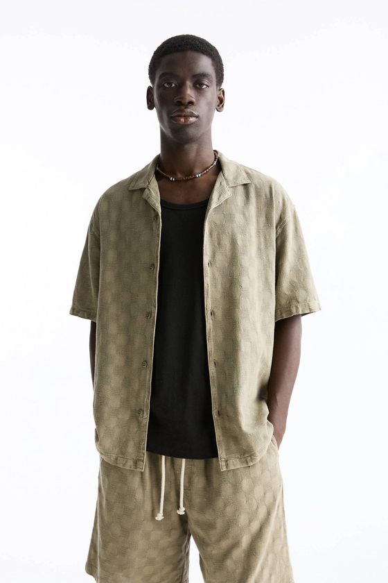 Chemise carreaux manches courtes - pull&bear